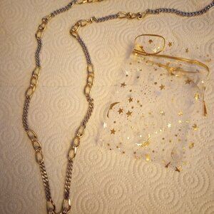Estate chain link xtra long vintage necklace! Like new!